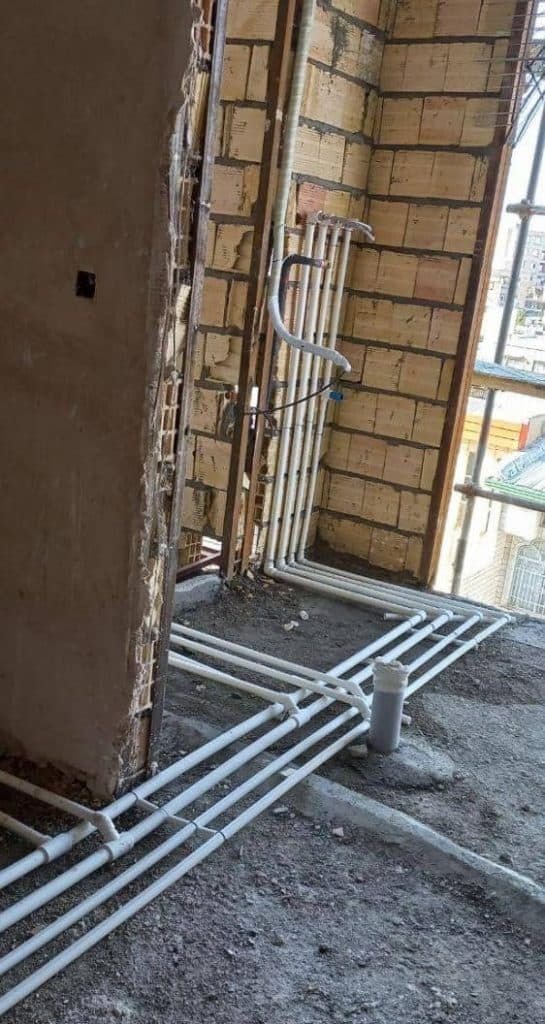 اجرای تاسیسات برق ساختمان پرورده در خرم آباد