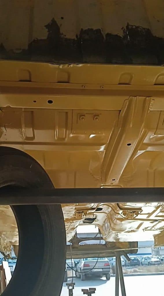 صافکاری نقاشی و بازسازی خودرو پاترول پاژن جیپ تویوتا ممتاز در مشهد