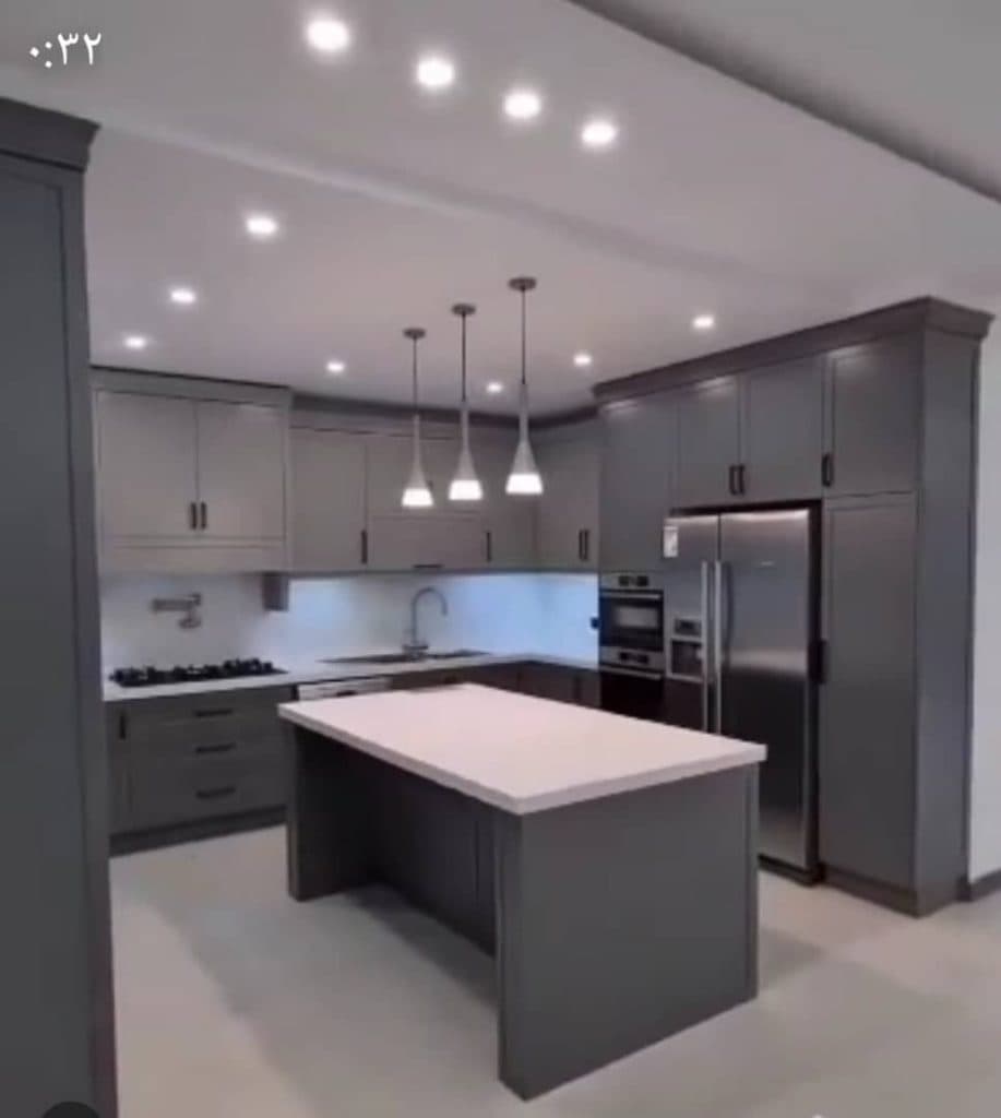 دکوراسیون داخلی کابینت کناف کاغذ دیواری ونوس در کرمانشاه