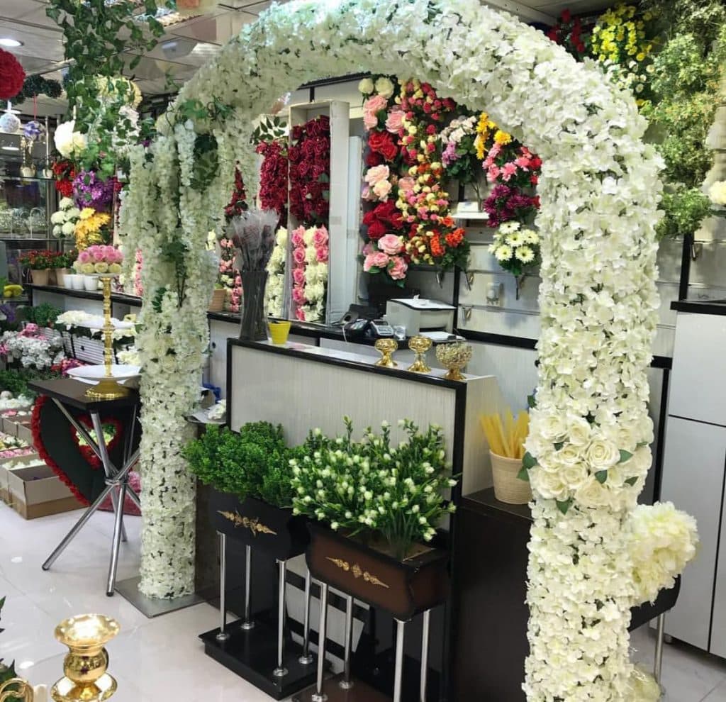 تشریفات و تجهیزات تالار یاس سفید عجمی در شوش تهران