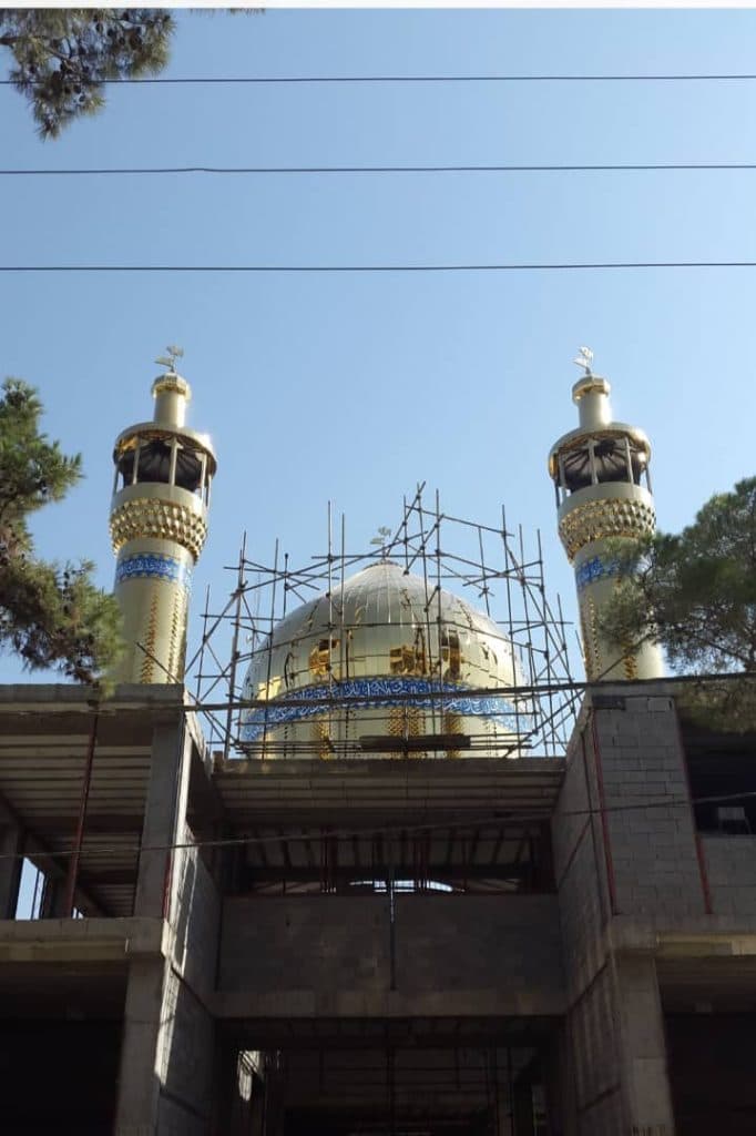 کارگاه ساخت گنبد و گلدسته سازی رضا احمدی در ساری مازندران