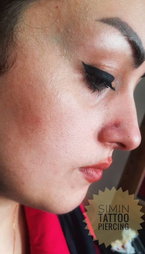 خدمات تاتو و پیرسینگ سیمین ثابت در رشت