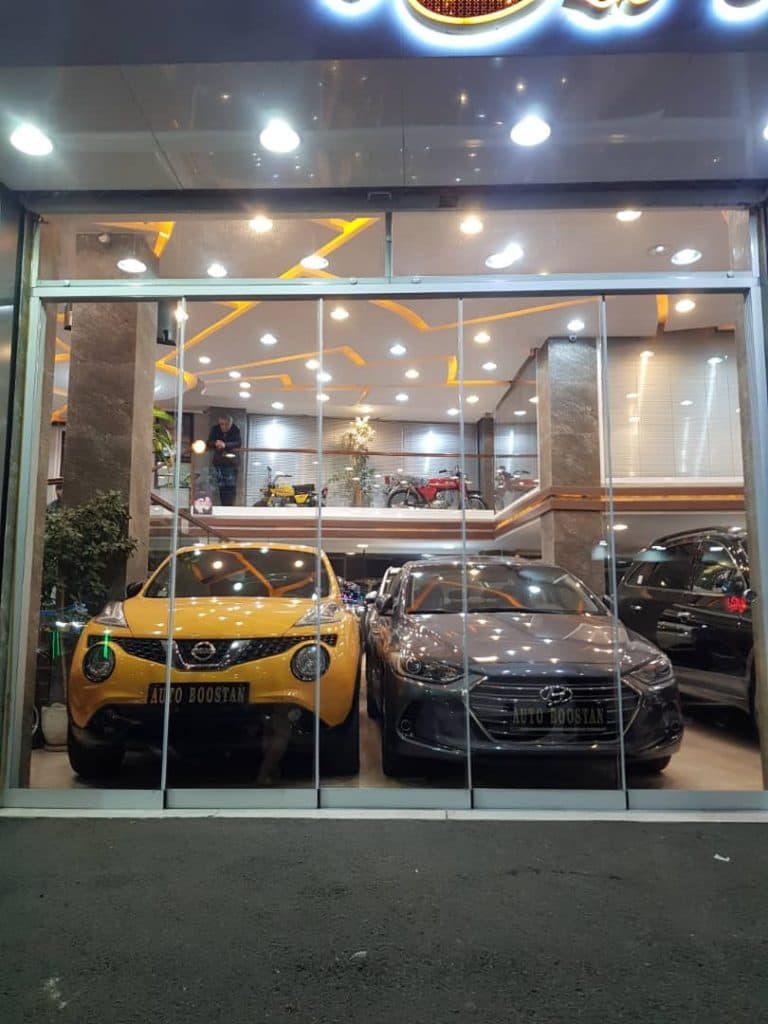 فروش و نصب شیشه سکوریت درب اتوماتیک در تک جام در تبریز