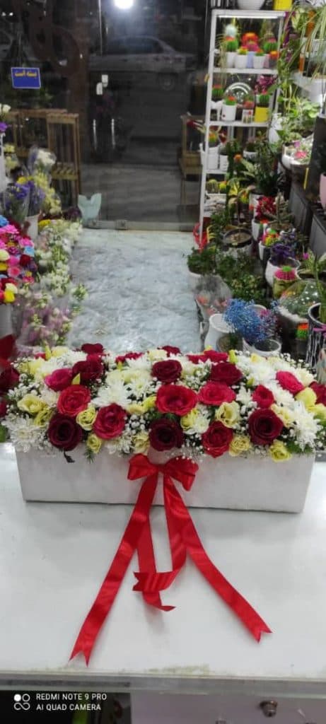 گل فروشی نیلوفرآبی در قزوین