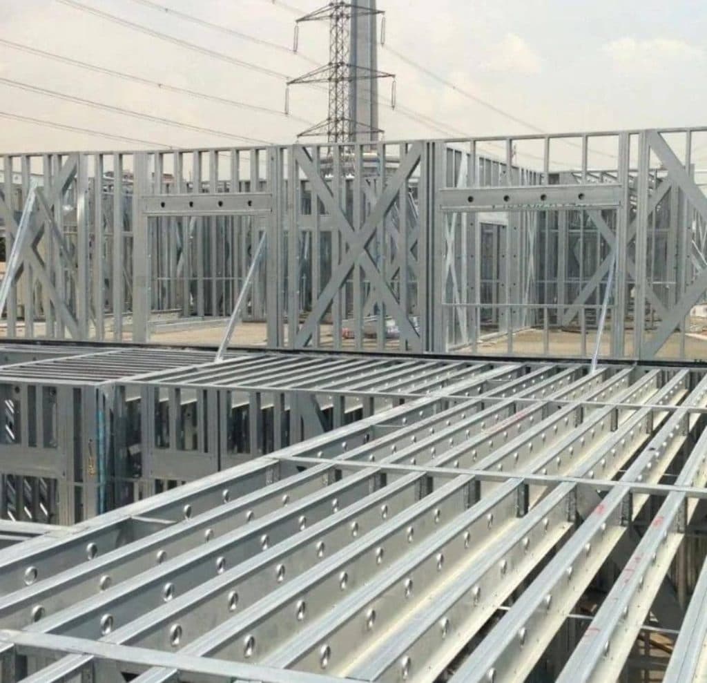 ساخت ساختمان با سازه های LSF لطفی در یزد