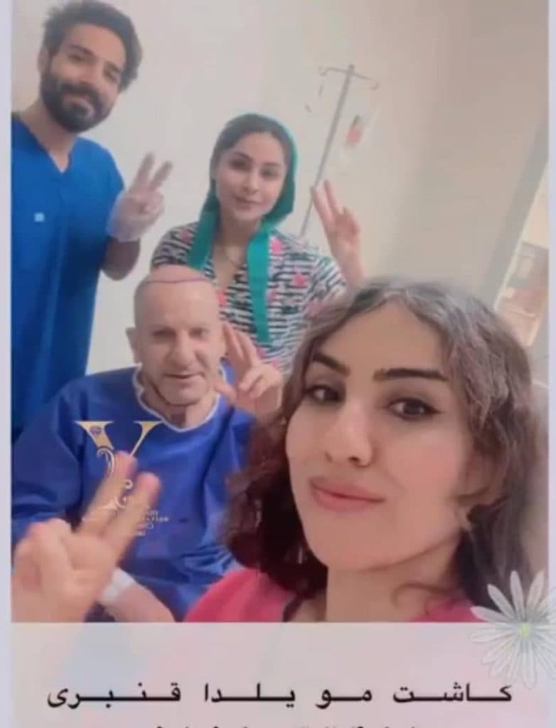 کاشت مو و ابرو و ریش یلدا قنبری در سعادت آباد تهران