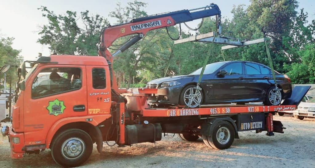 خودروبر کفی جرثقیل عنکبوتی و یدک کش سالار در سجاد مشهد