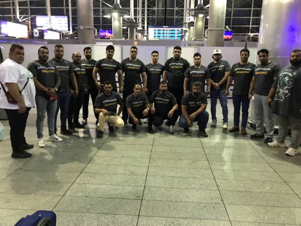 رضا رجبی قهرمان و مربی پاورلیفتینگ و پرس سینه یزد