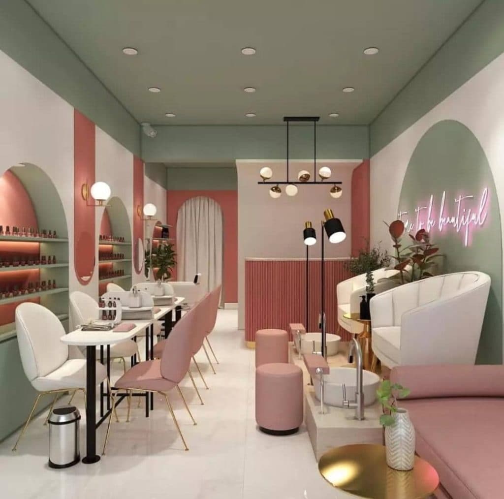 طراح و مجری تخصصی دکوراسیون آرایشگاه چشم سوم در سعادت آباد تهران