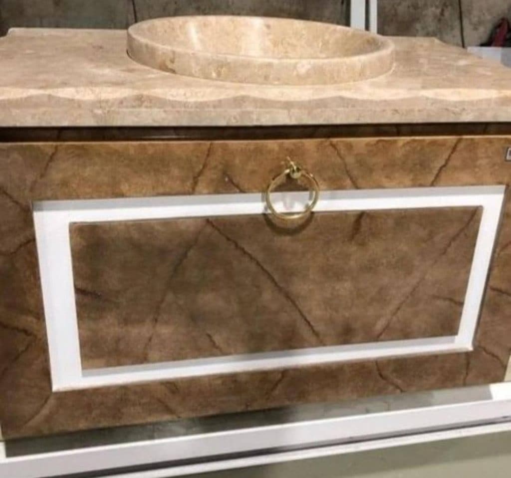 تولید و فروش و پخش روشویی سنگی و قلوه سنگ رودخانه ای تشکری در مشهد