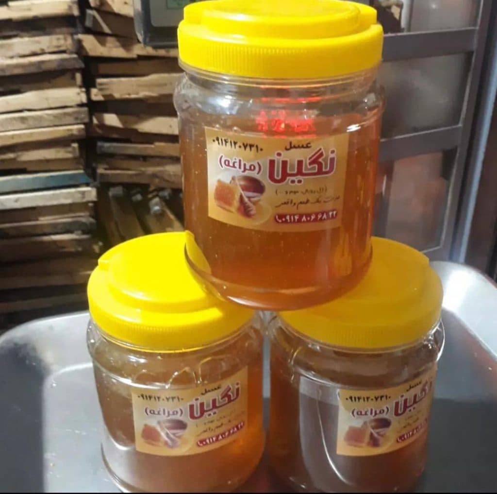 تولید و فروش عسل و ژل رویال و موم و گرده گل و خشکبار نگین در مراغه