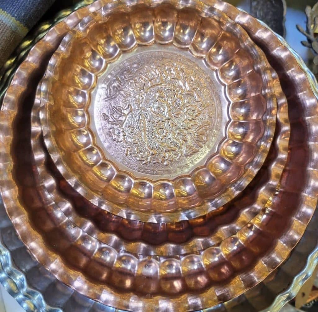 فروش لوازم آشپزخانه صنعتی و ظروف مسی و برنجی سماور طلایی در قم