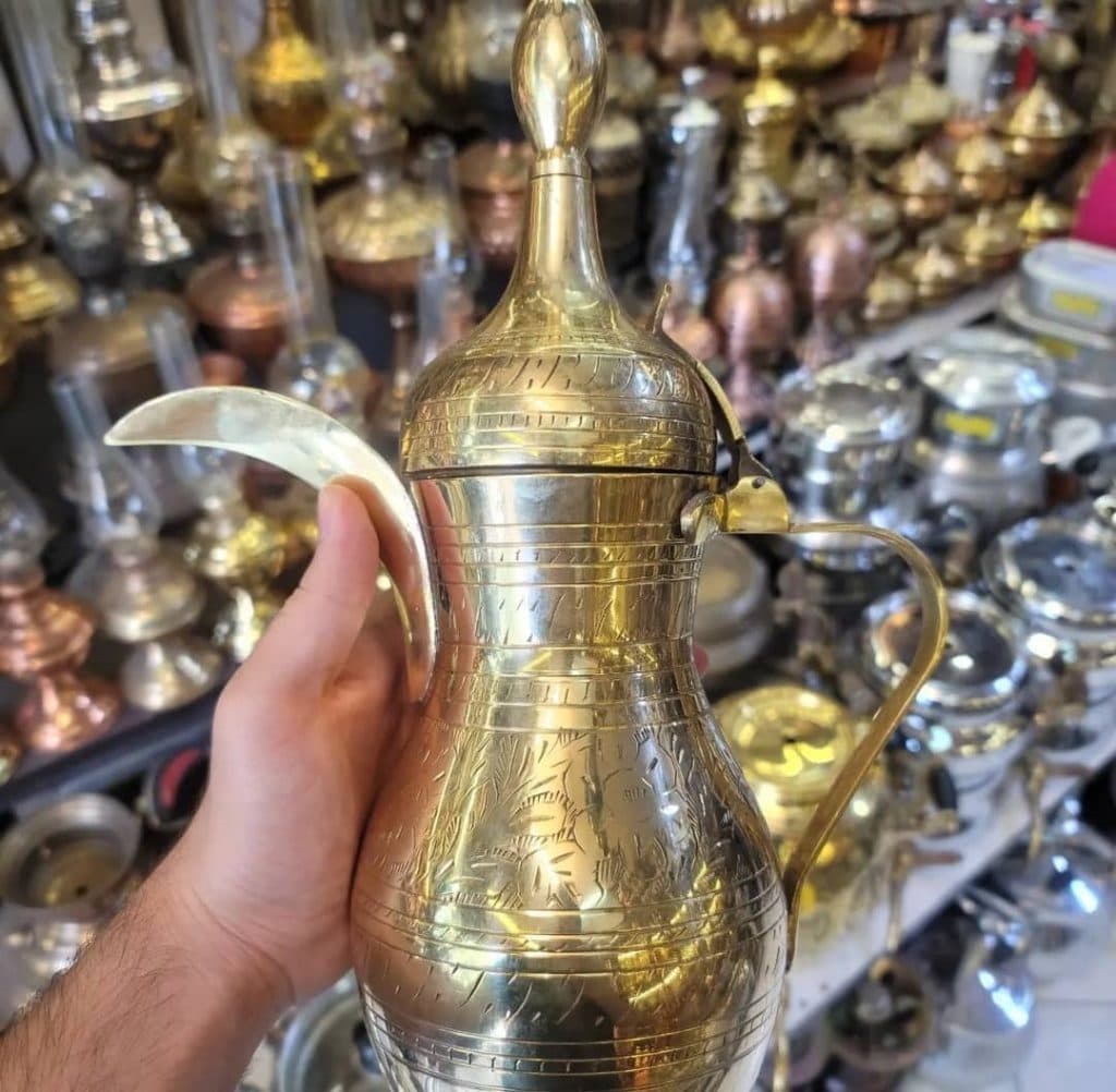 فروش لوازم آشپزخانه صنعتی و ظروف مسی و برنجی سماور طلایی در قم