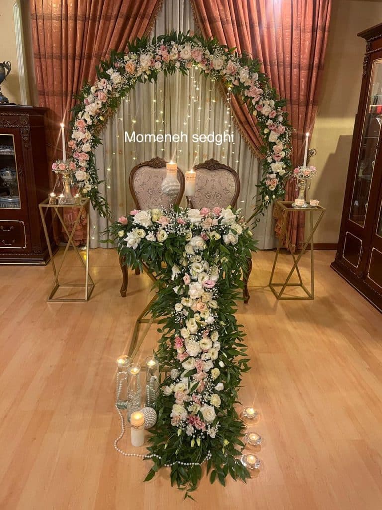 تشریفات و گل آرایی ماشین عروس فلورال دیزاین در تهران