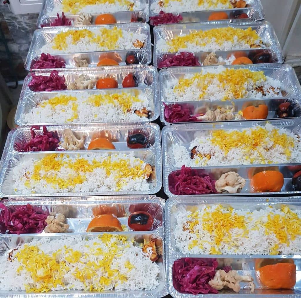 تهیه غذا و بیرون بر هامور در جم بوشهر