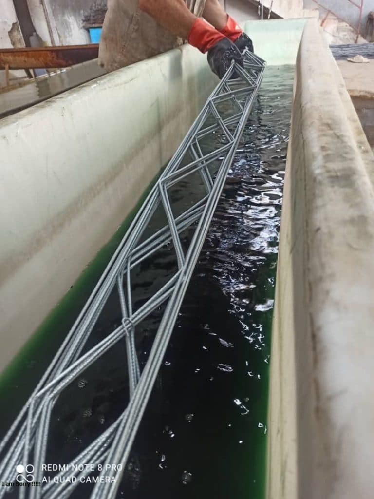 تولید فروش و نصب میلگرد بستر وال پست آلپای صنعت در گرگان