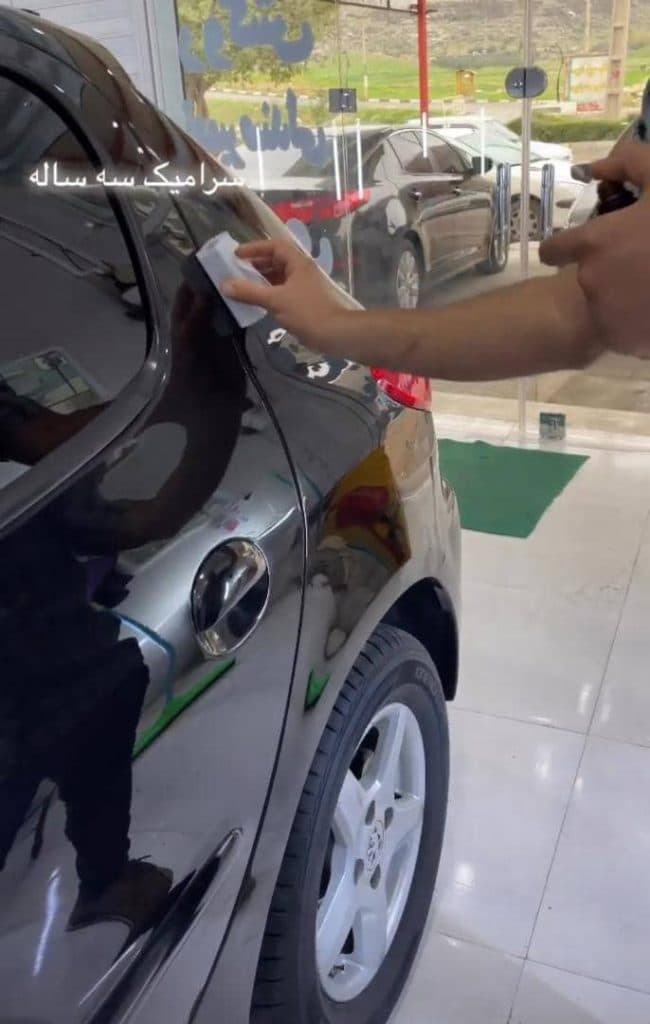 دیتیلینگ خودرو تک اسپرت در ایذه