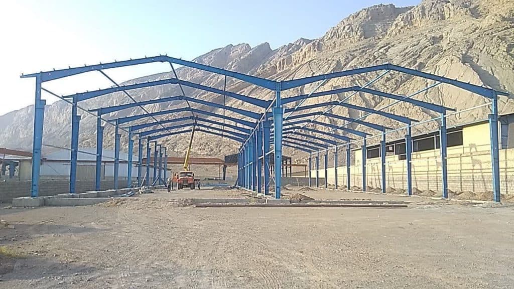 ساخت سوله خرپا پوشش سقف شیروانی نیک سازان در اصفهان