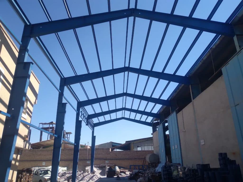 ساخت سوله خرپا پوشش سقف شیروانی نیک سازان در اصفهان