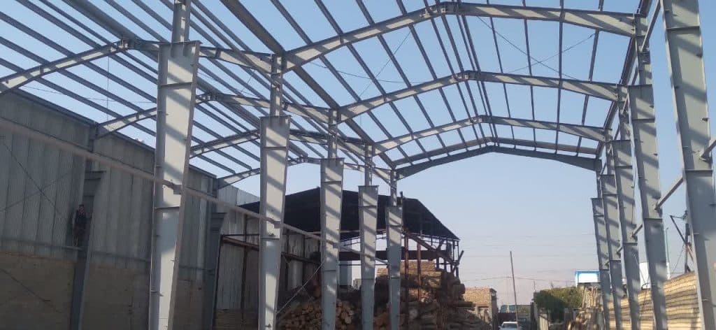 ساخت سوله خرپا پوشش سقف شیروانی نیک سازان در اصفهان