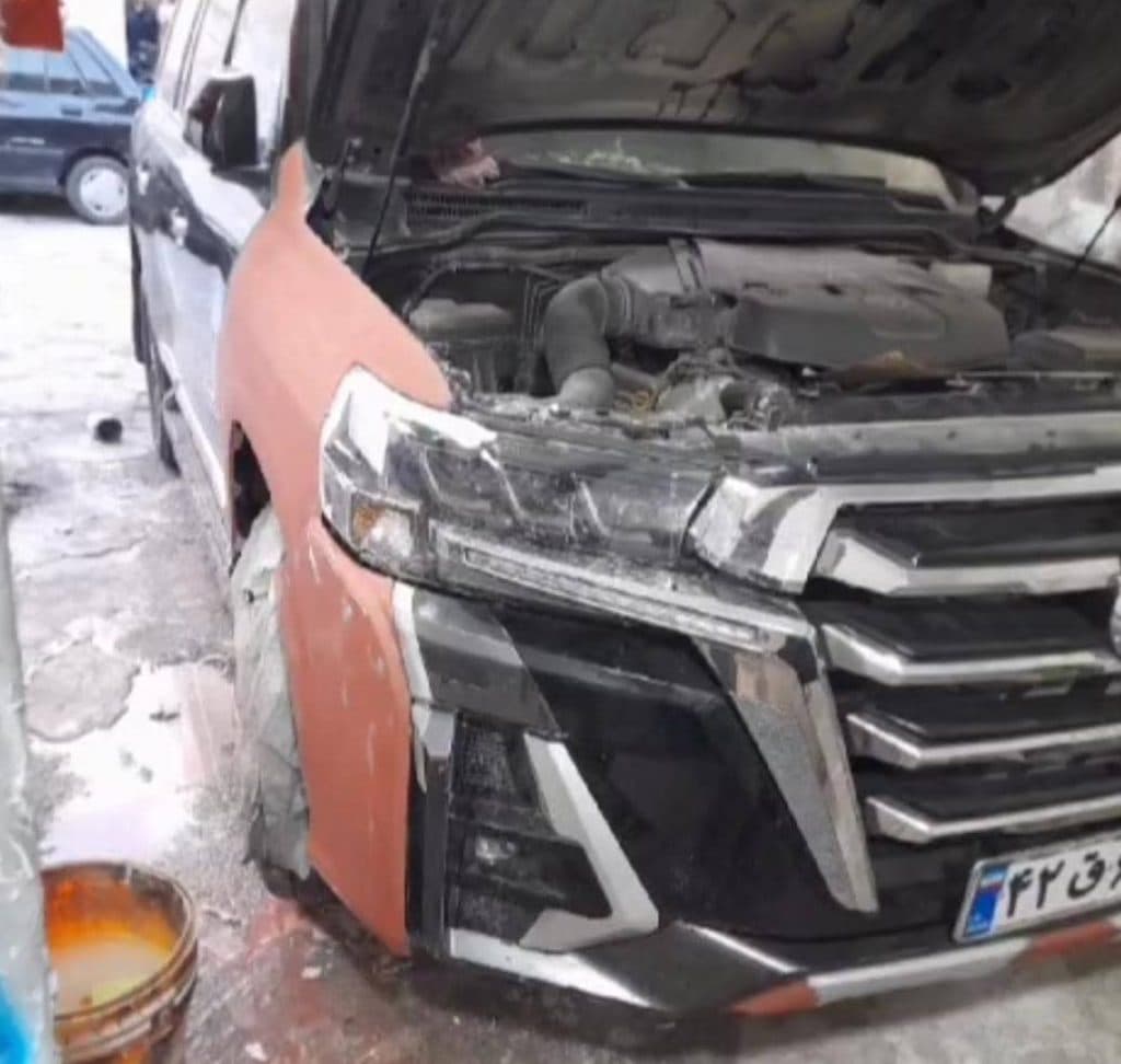 صافکاری تخصصی PDR محمد در شیراز