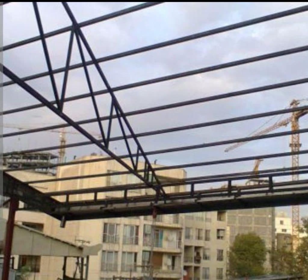 نبشی کشی جوشکاری و نصب شیروانی غفوری در تبریز