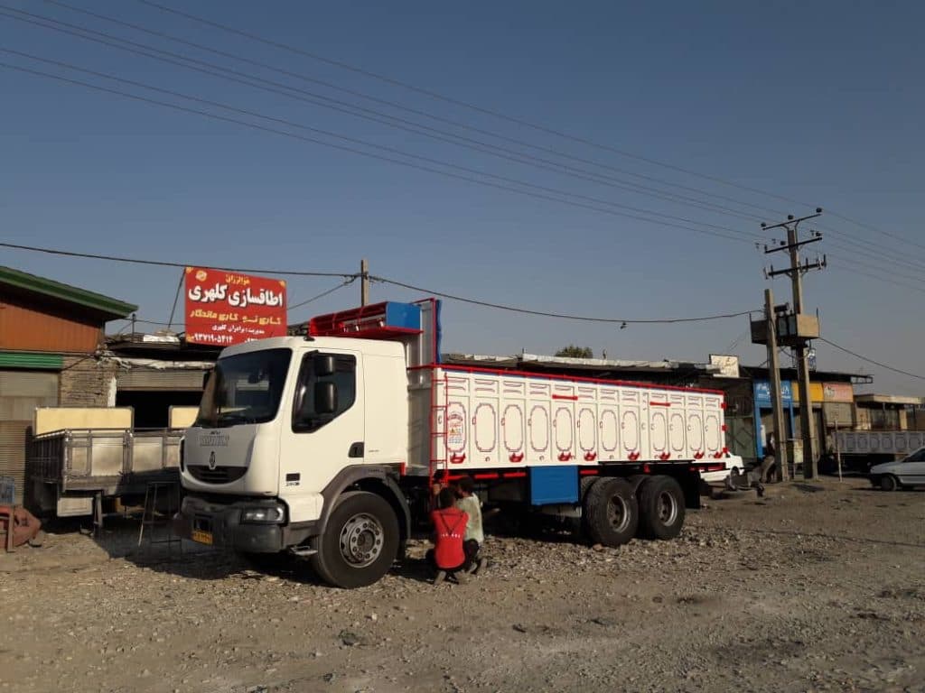اطاق سازی کامیون کلهری در بروجرد
