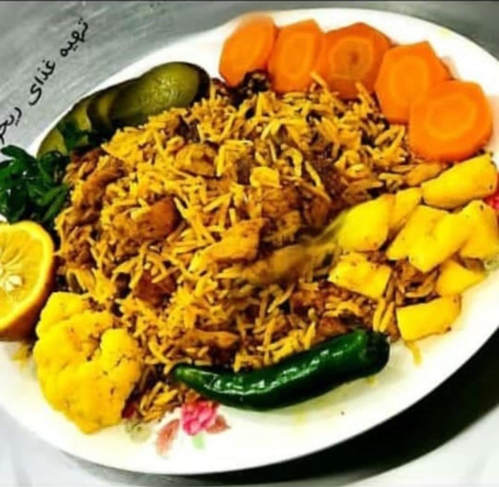 بیرون بر و تهیه غذای ریحون بنفش در اهواز