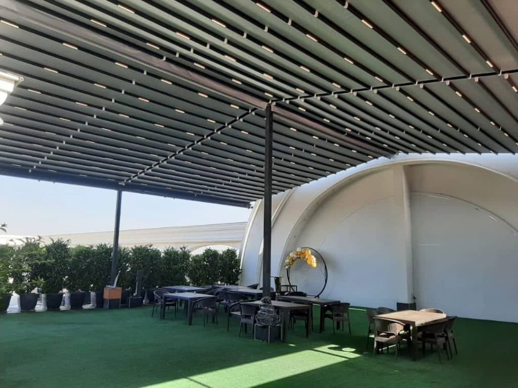 طراحی تولید و فروش سقف متحرک اصلانی در تهران