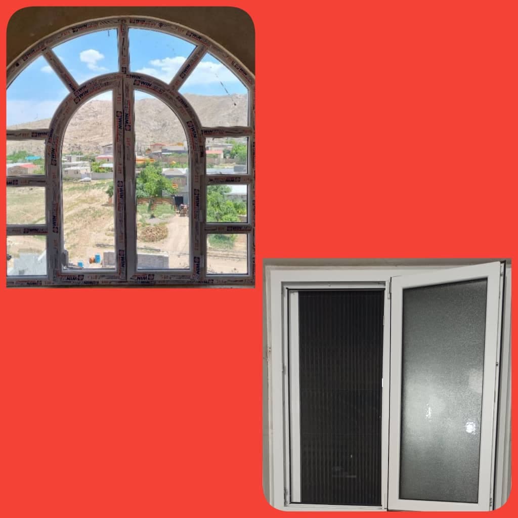 درب و پنجره سازی دو جداره upvc آدوین اراک
