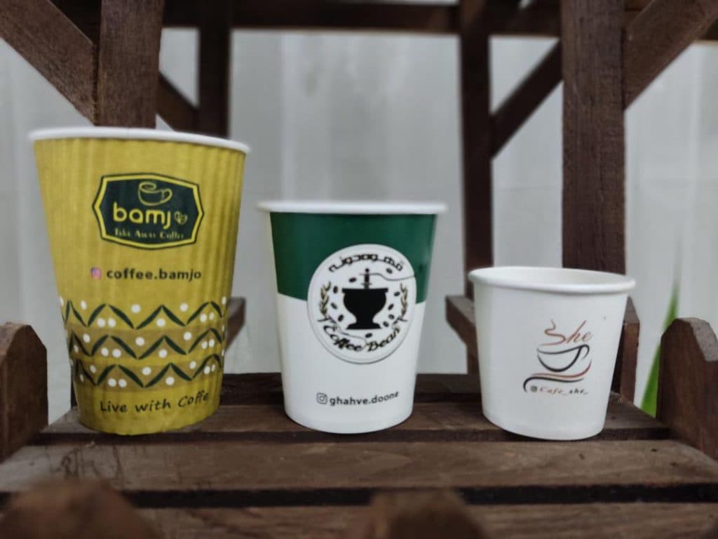 چاپ و تولید لیوان کاغذی مجموعه دلارام در مشهد