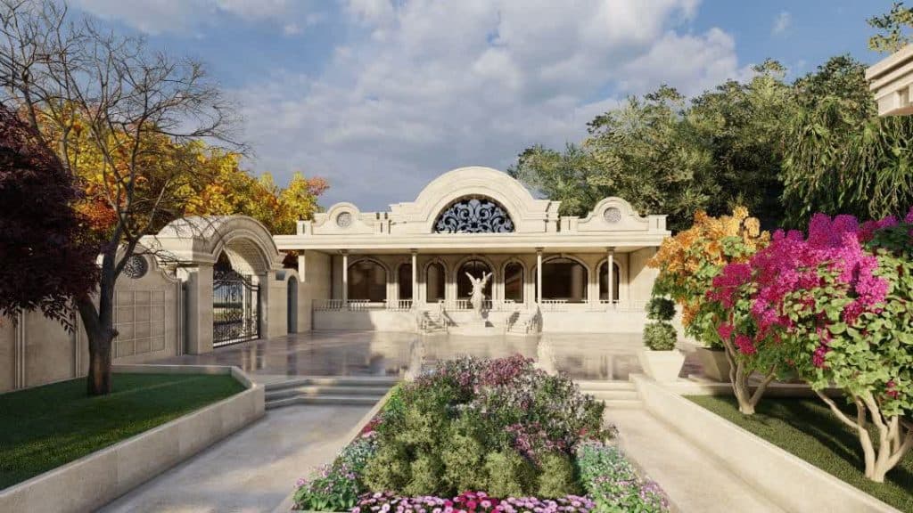 طراحی و اجرای نماکاری انوری در یزد