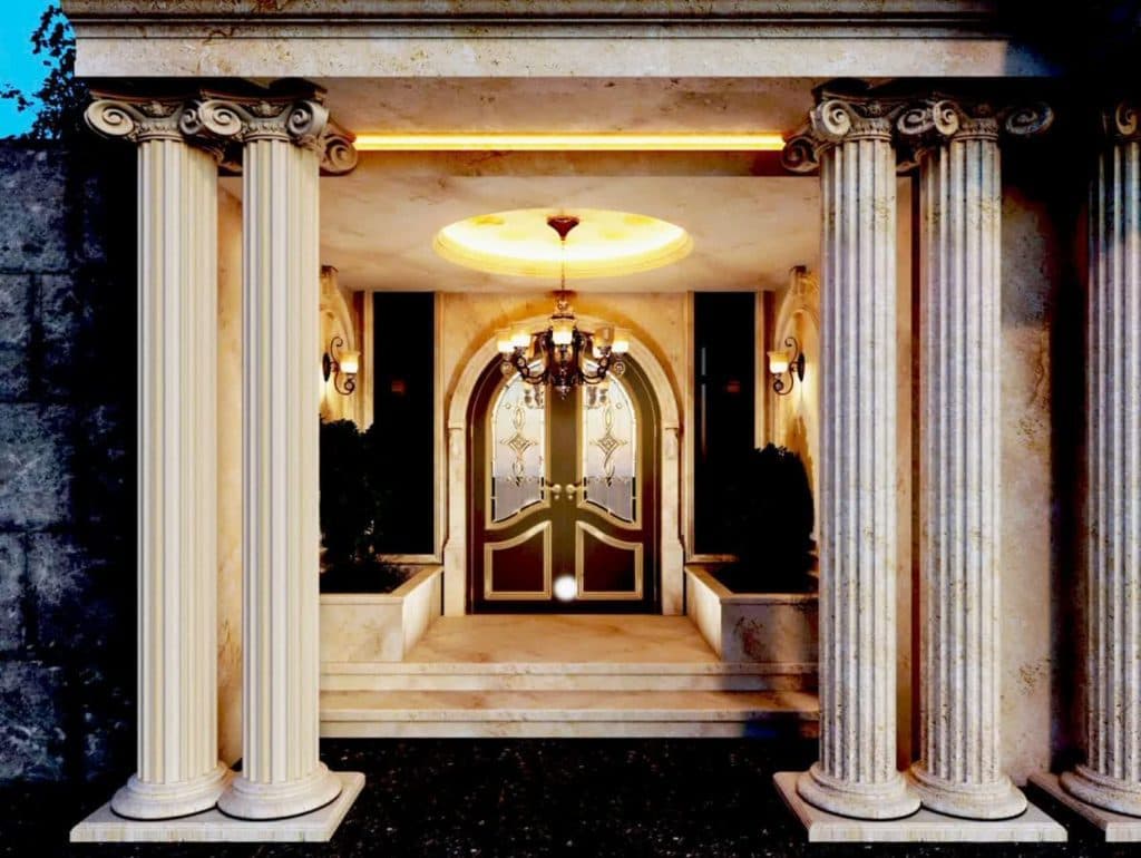 طراحی و اجرای نماکاری انوری در یزد