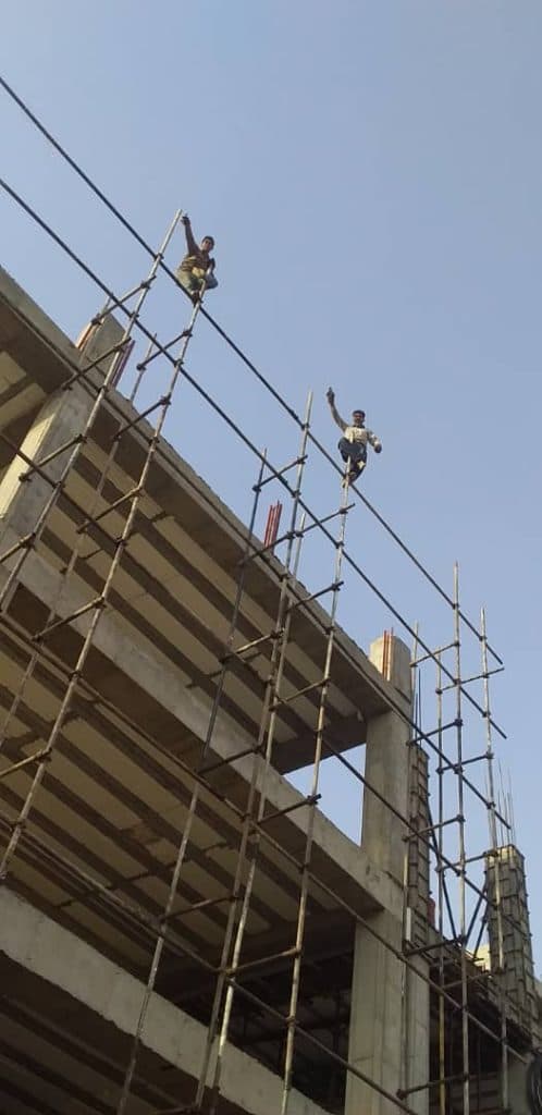 اجرای داربست فلزی صادقی در رودهن تهران