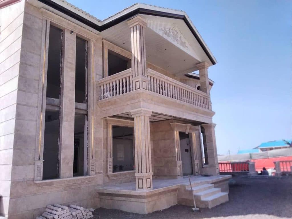 طراحی و اجرای سنگ کاری و نماکاری نوین در اردبیل