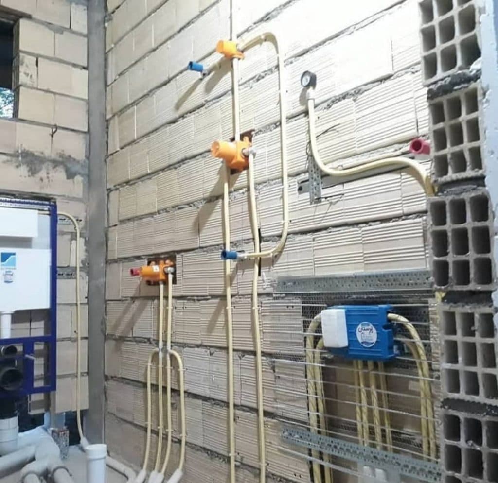 اجرای تاسیسات لوله کشی آب گاز آتش نشانی شوفاژ بذرافکن در شیراز