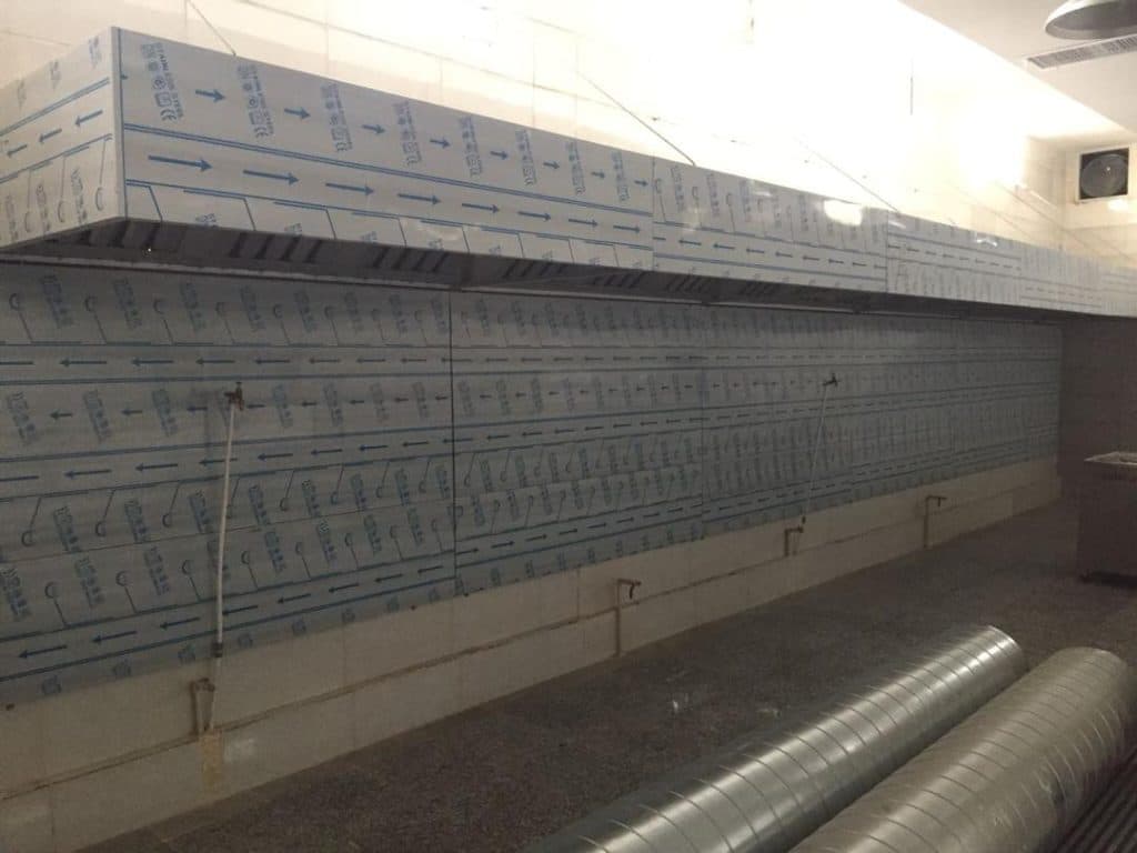 طراحی و تولید هود صنعتی ایتالیایی جزیره باکسی و حلال تهویه صنعت در شیراز