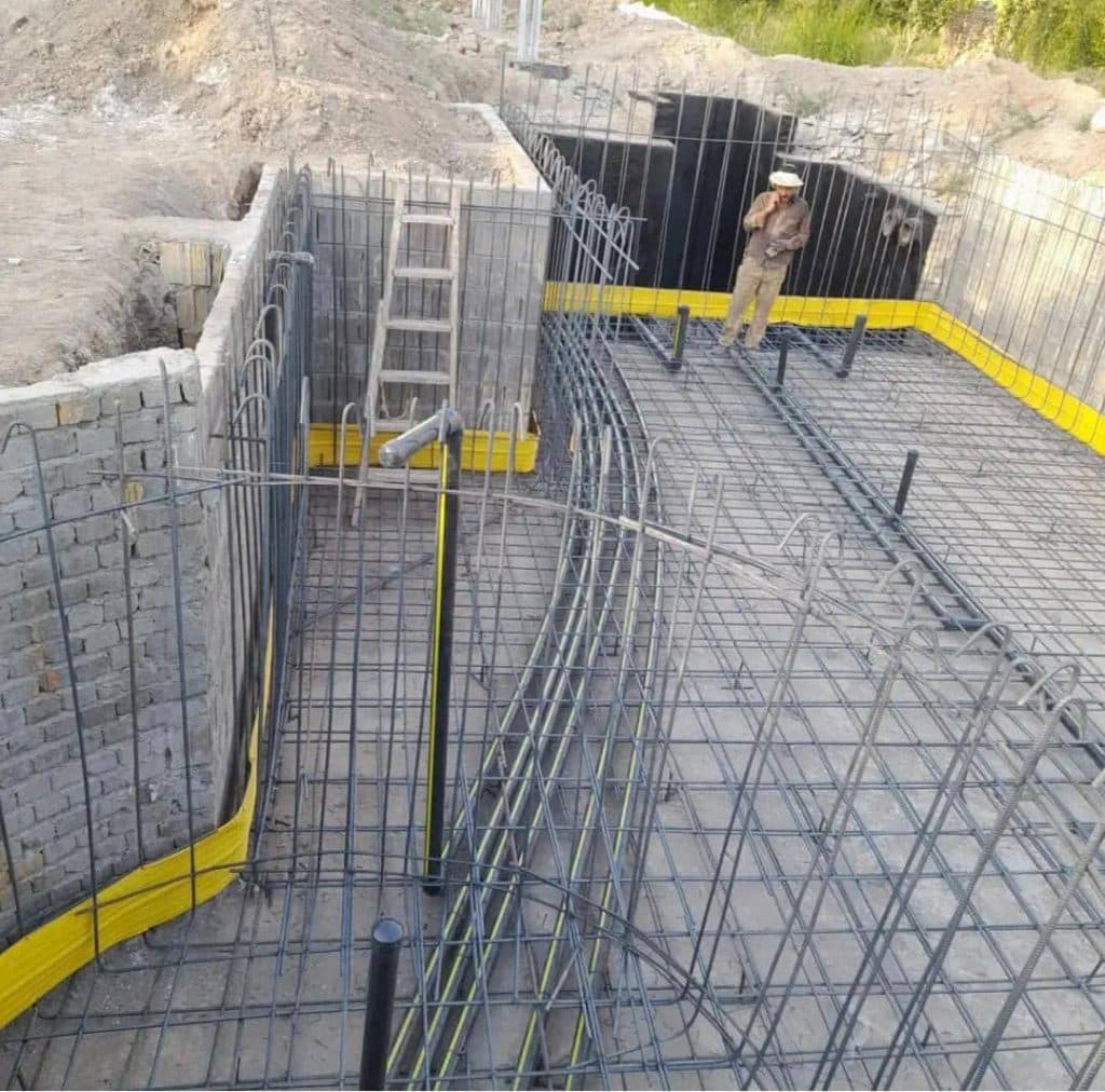 آرماتوربندی و پیمانکاری و اجرای استخر رحیمی در صفادشت تهران