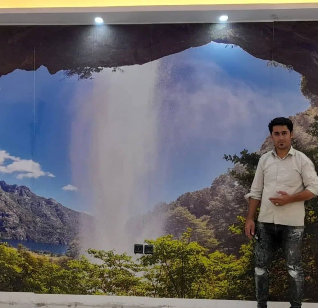 اجرای کناف دیوارپوش نقاشی ساختمان دکوراتیو مصیب نامور در کردستان