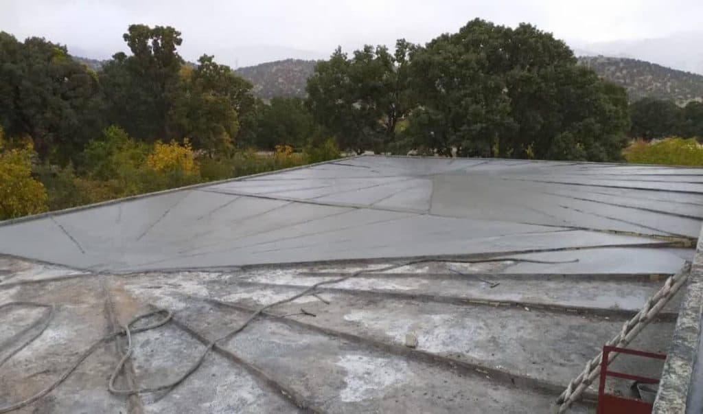 فوم بتن و کفسازی ساختمان خلیج فارس در لاهیجان گیلان