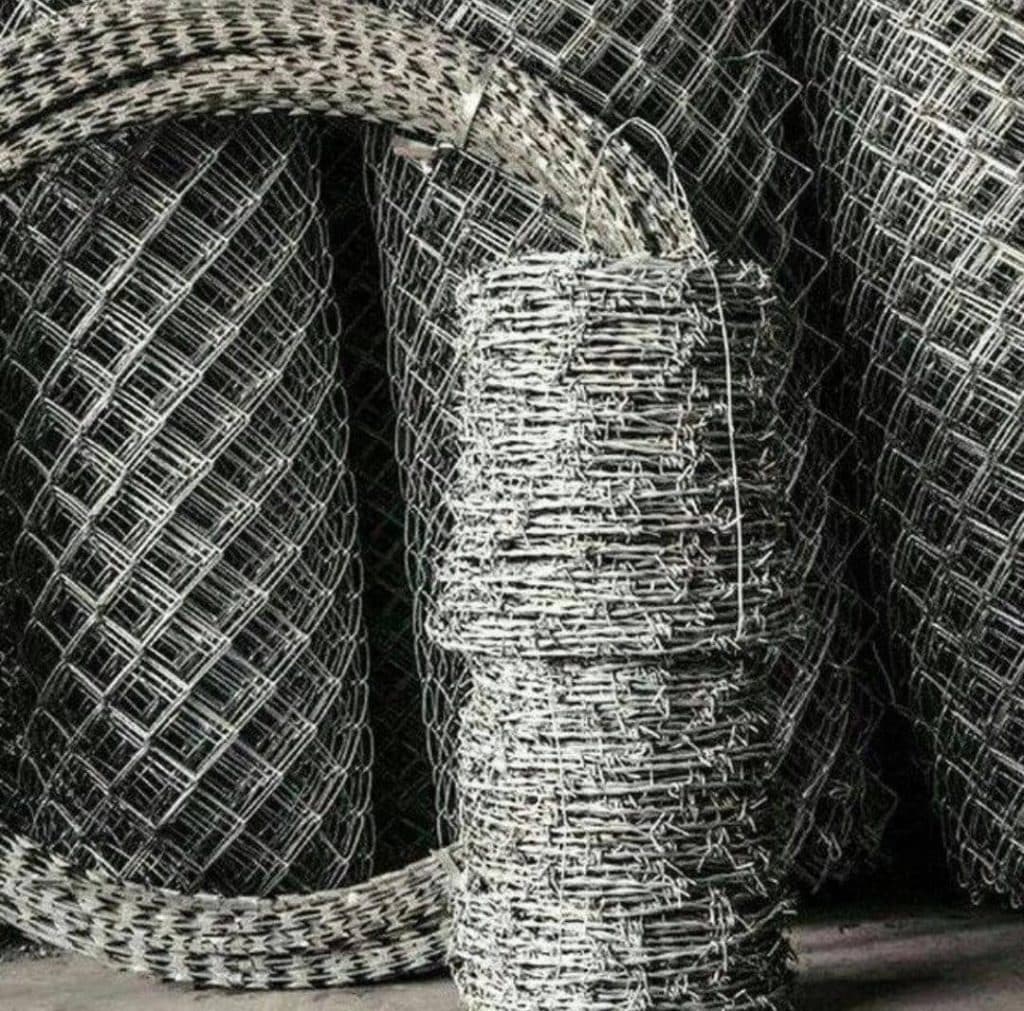 تولید و فروش توری حصاری سیم خاردار پایه فنس فلزی فولاد فنس در اراک