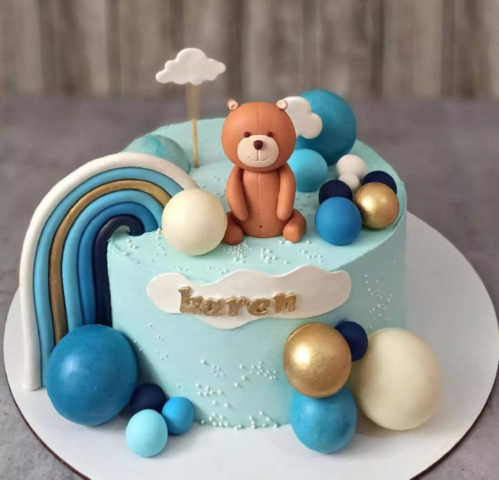 آموزش و فروش پخت کیک خامه ای و کافی شاپی و تولد کیک رینبو در گرگان