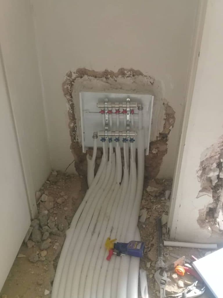 تاسیسات و اجرای لوله کشی ساختمان آرین در نجف آباد اصفهان