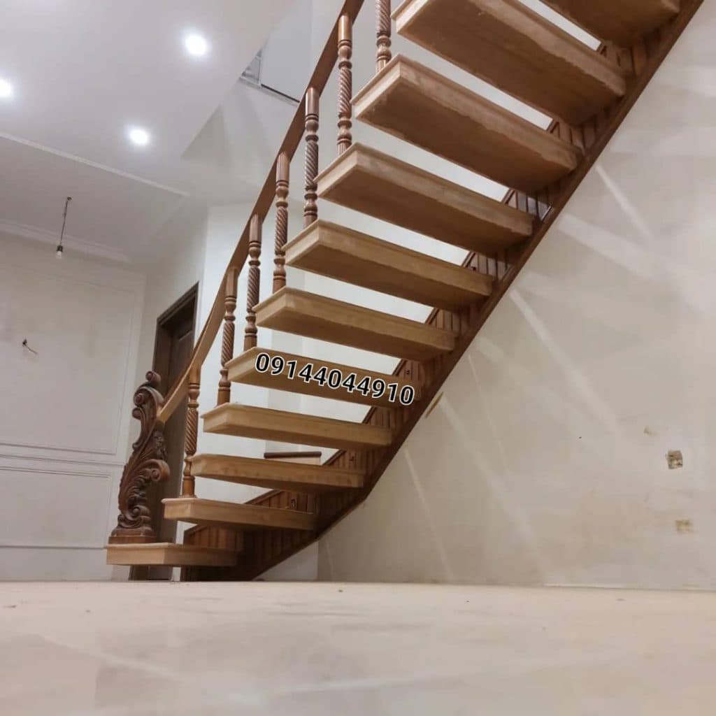 تولید و نصب و اجرای نرده و پله دوبلکس چوبی آذران نرده در آذربایجان شرقی