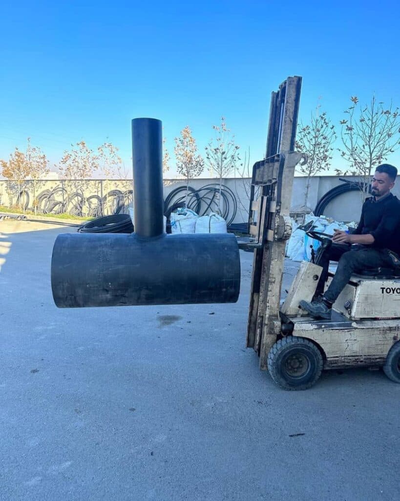 اجرا و فروش لوله و اتصالات پلی اتیلن قدیمی در کرج