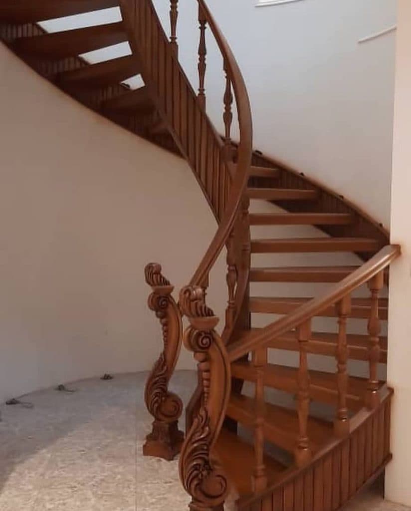 تولید و نصب و اجرای نرده و پله دوبلکس چوبی آذران نرده در آذربایجان شرقی