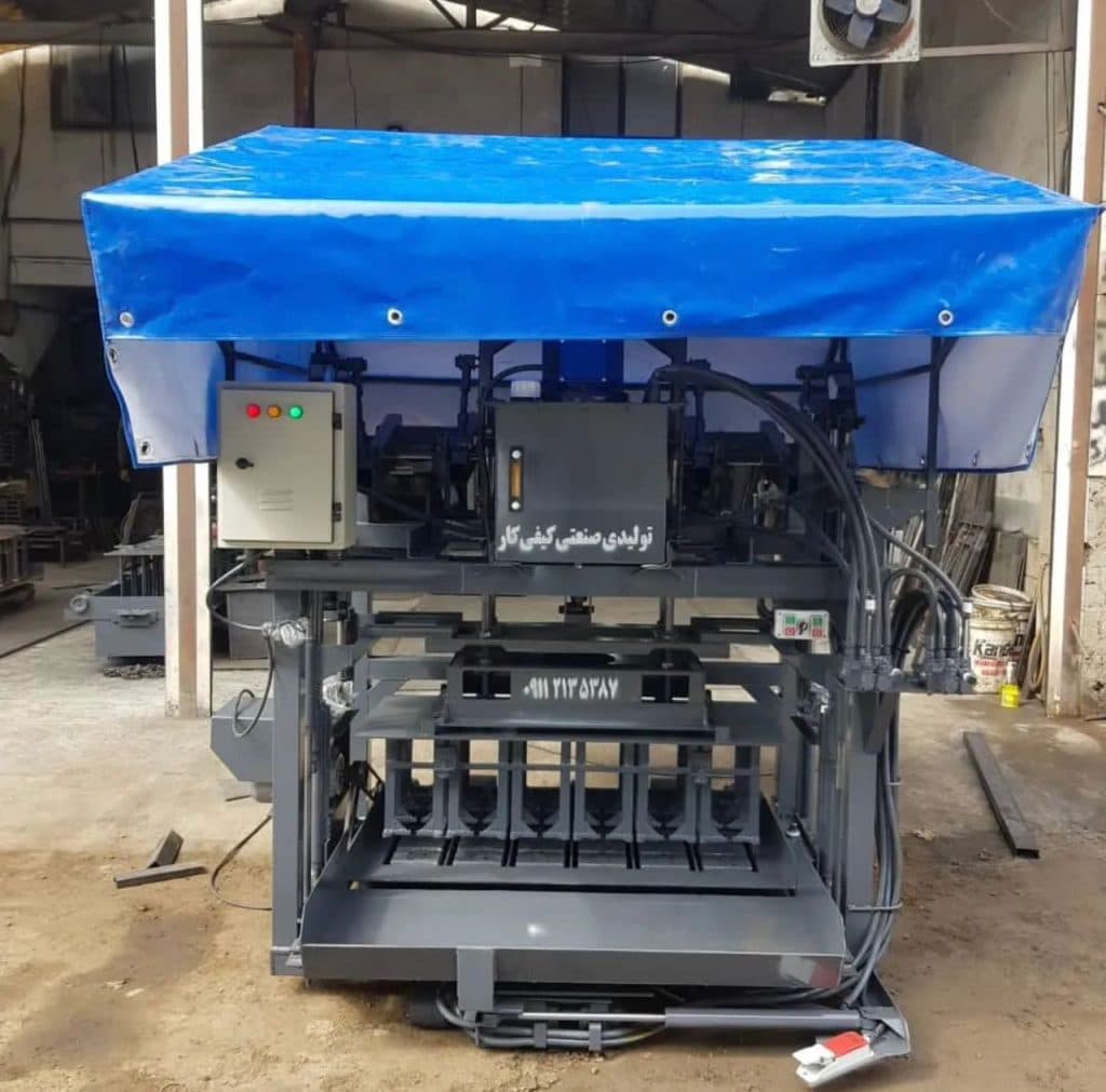 تولید دستگاه بلوک زن کم صدا و همزن ماسه گیر کیفی کار در بابل مازندران
