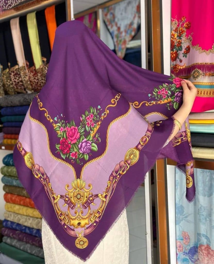 تولید و فروش چارقد و پارچه ویسمارا در آق قلا گلستان