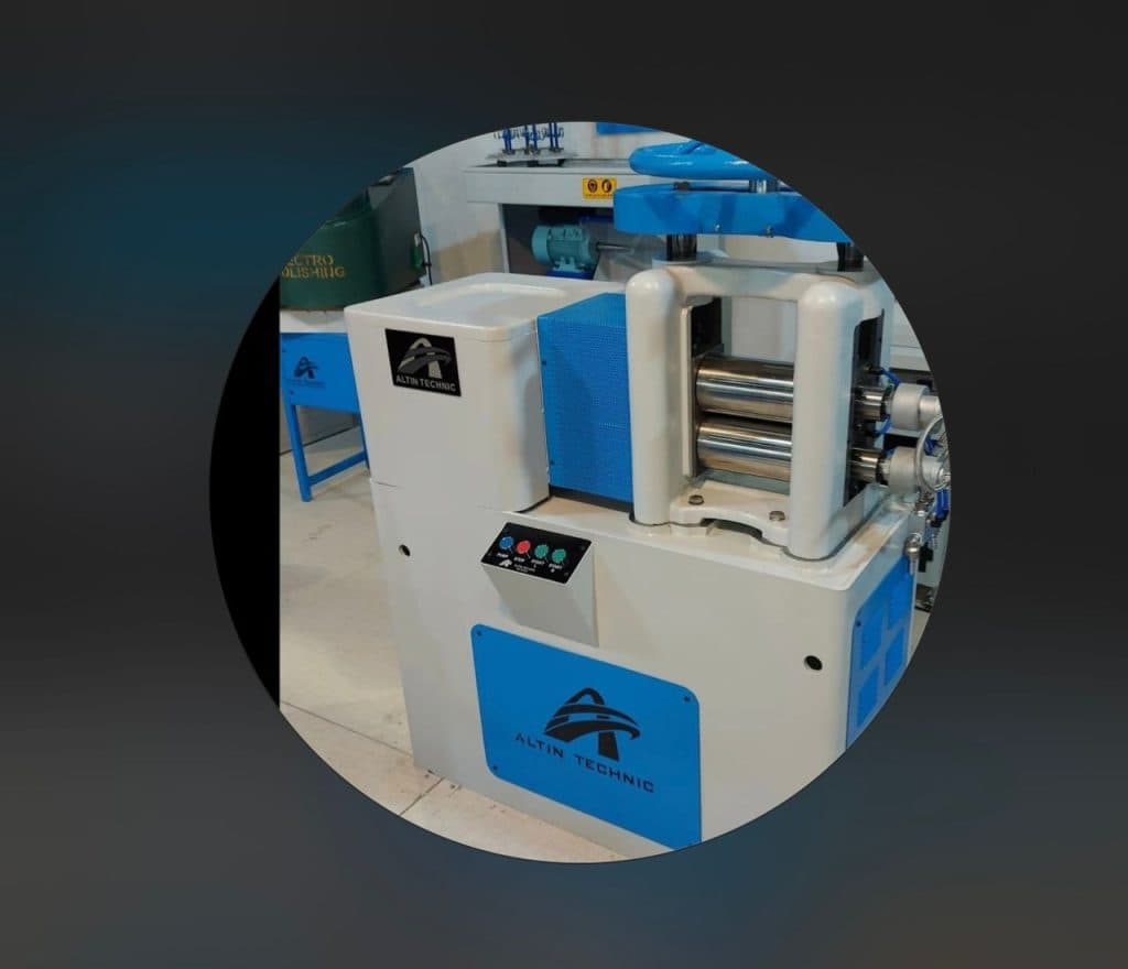 طراحی و ساخت دستگاه طلاسازی و چرخ نورد و آلتین تک طالبی در اصفهان