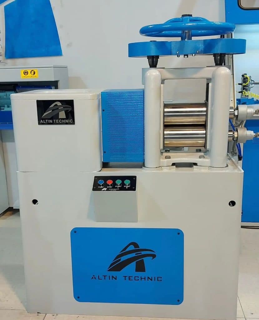 طراحی و ساخت دستگاه طلاسازی و چرخ نورد و آلتین تک طالبی در اصفهان